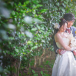 フォトウェディングを群馬県の公園で新緑ロケーションのプランで撮影した写真