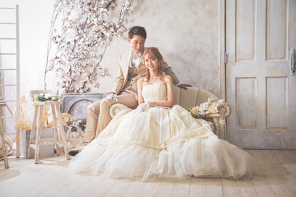 洋装スタジオ撮影 ドレスフォト｜Location wedding by 写真のヤジマ