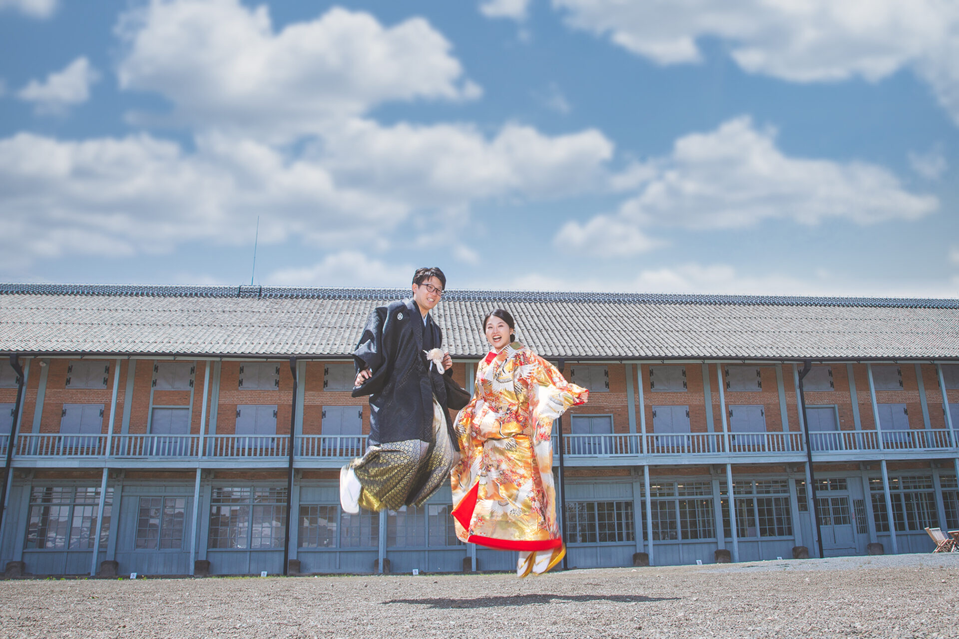 世界遺産 富岡製糸場フォトウェディング｜Location wedding by 写真のヤジマ 群馬県富岡市